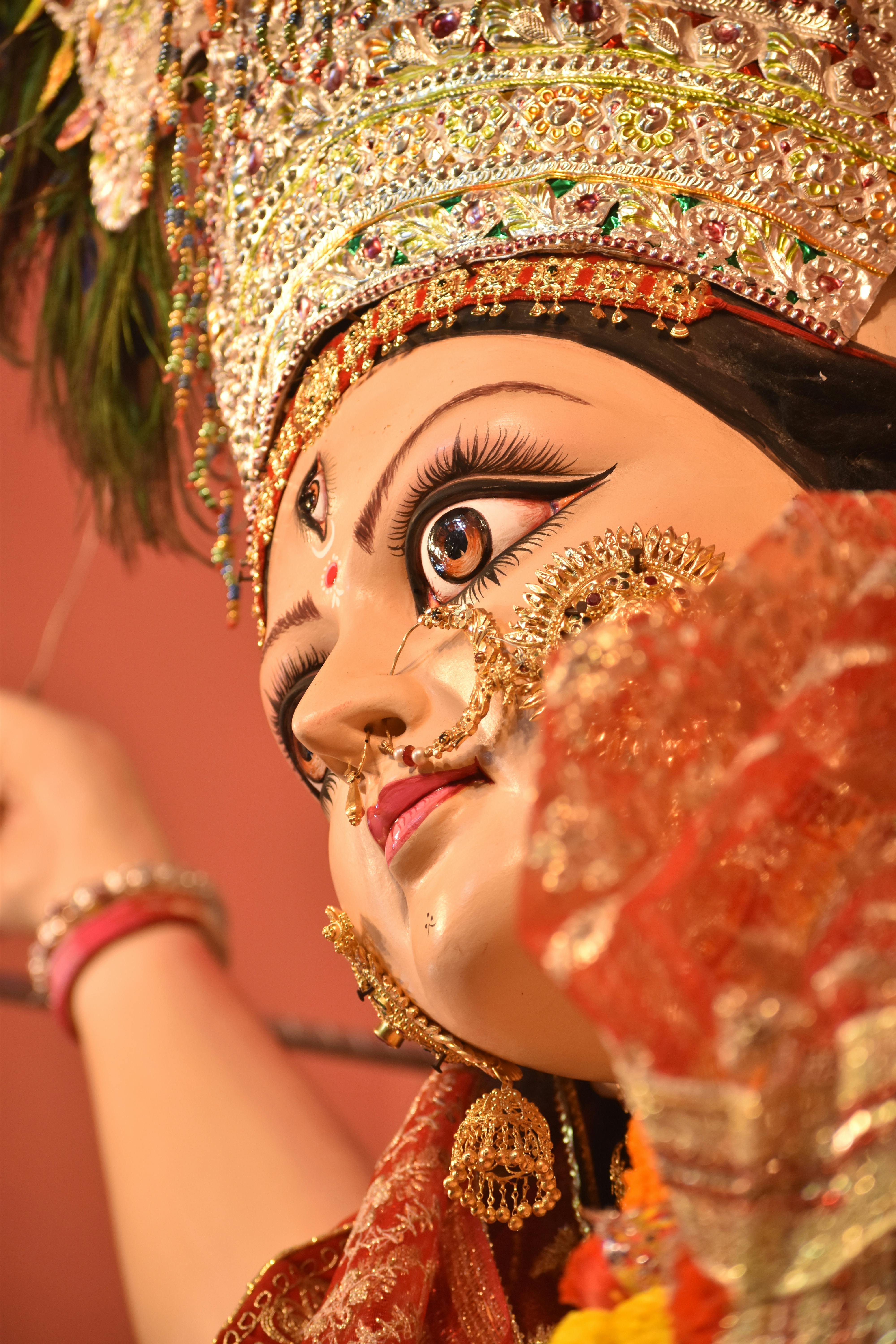 सुसज्जित पंडाल